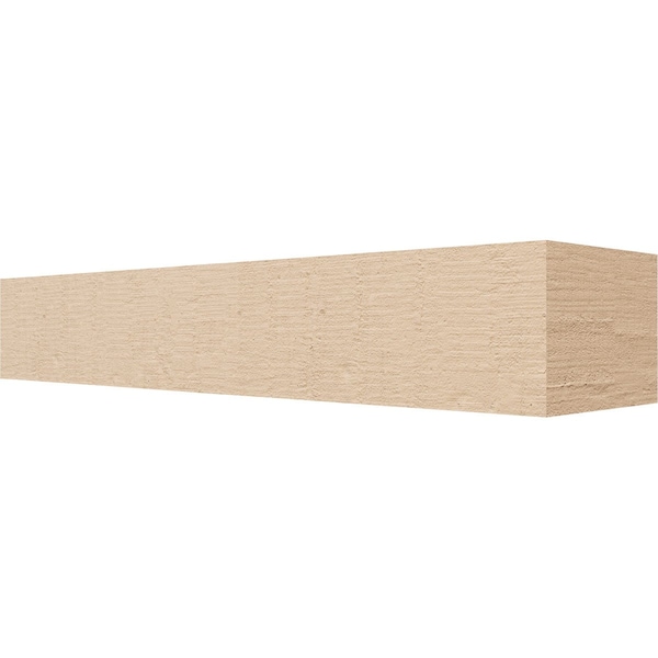 Ekena Millwork 6in. W x 4in. H x 24in. L Block Woodgrain TimberThane Rafter Tail, Primed Tan RFTUR06X04X24BLKRCPR - main
